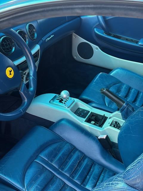 Ferrari interior deep-cleaned and conditioned